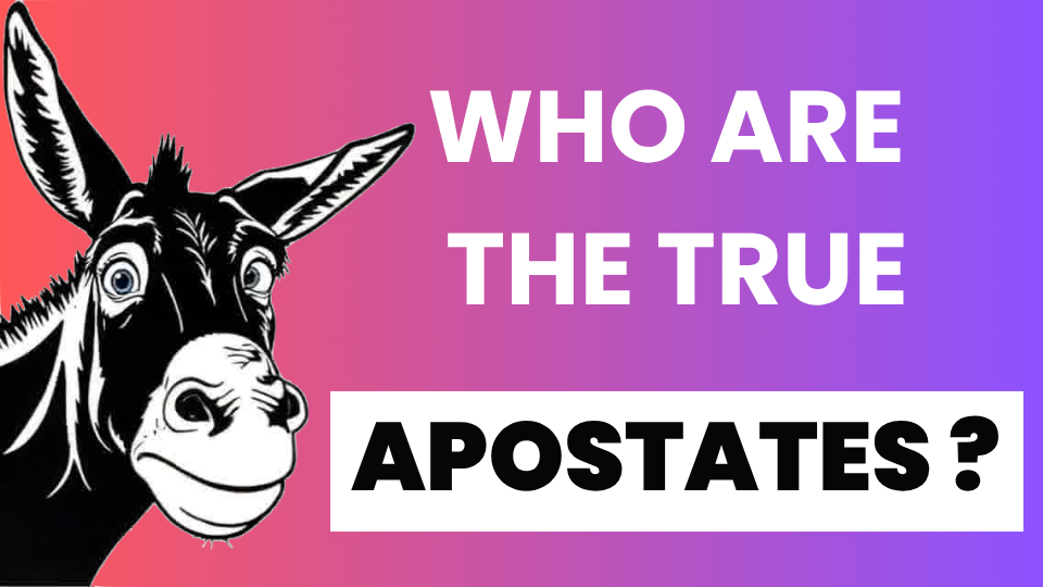 Who are the true apostates?